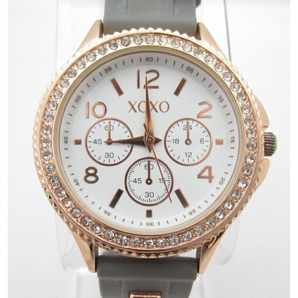 Women XOXO Quartz WR Analog 43mm Dial‎ Causal Round Watch (G528)